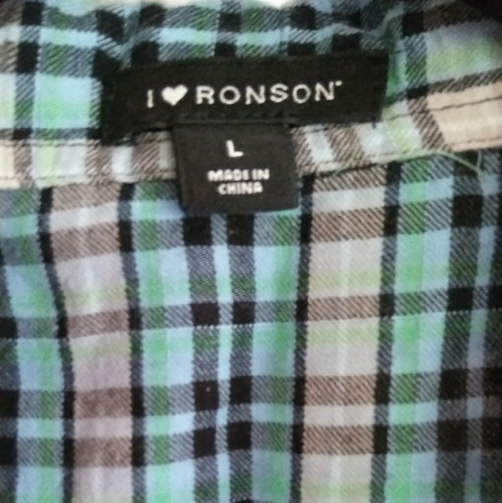 I 💙 Ronson Flannel Shirt - Picture 3 of 3